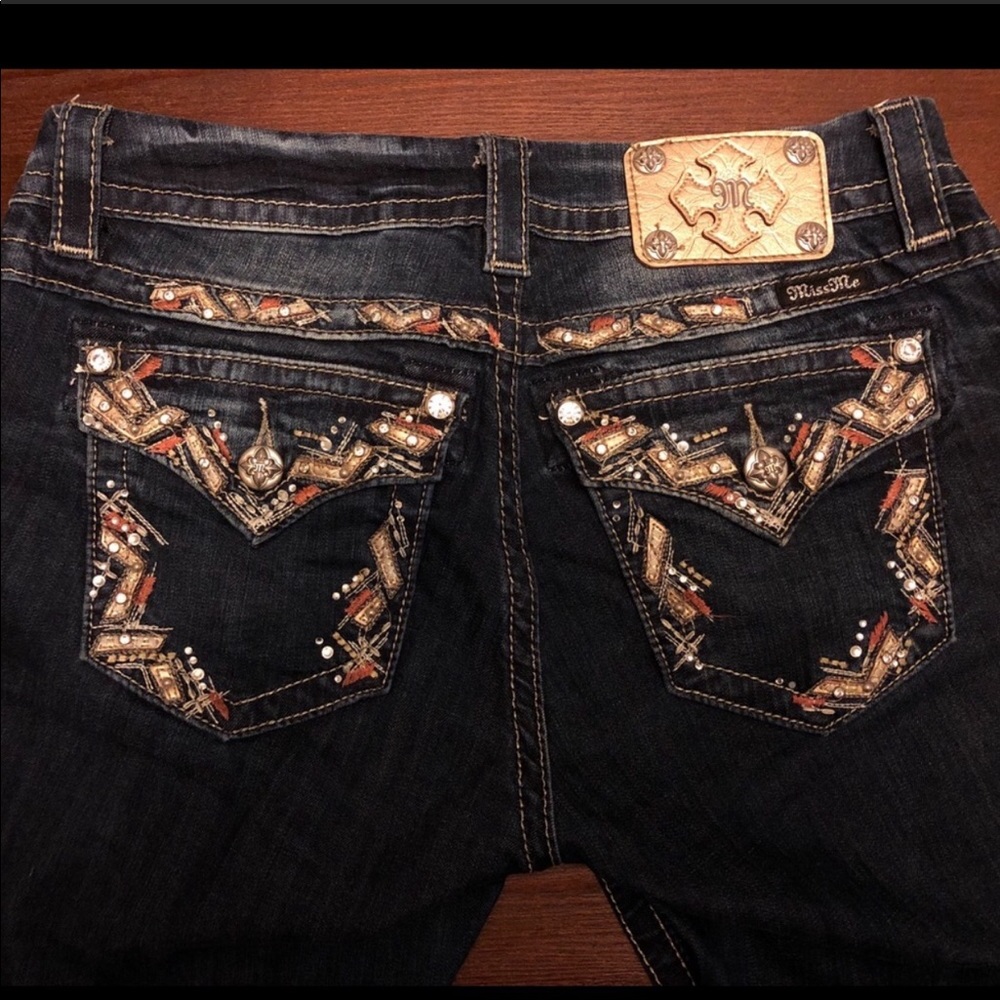 Miss Me Mid-Rise Easy Straight Leg Jeans